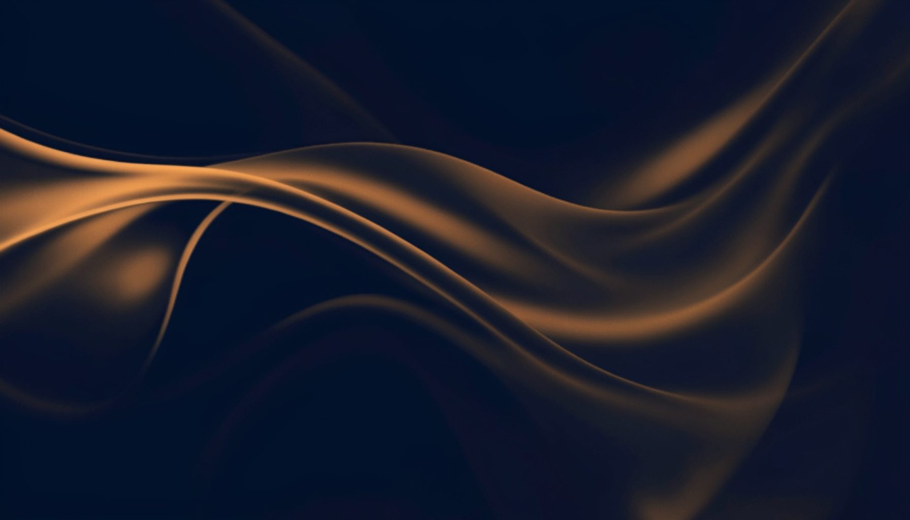 Duotone photograph in navy and amber, an abstract composition of soft flowing lines suggesting energy and well-being.